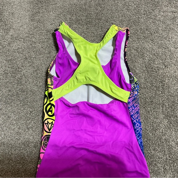 GK Elite Marvel Gymnastics Leotard Pink Child Large - Picture 2 of 7